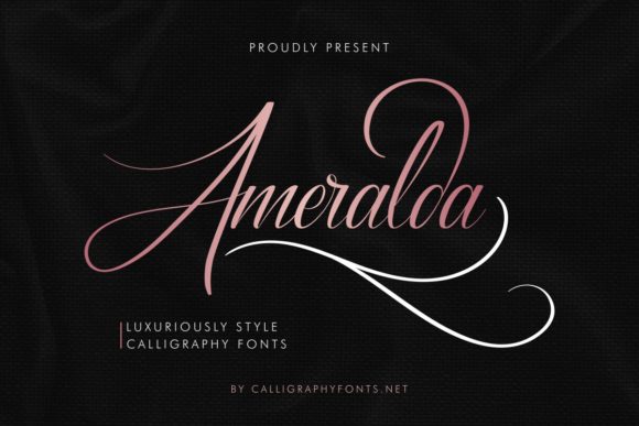 Ameralda Font: A Handwritten Script for Craft Creators