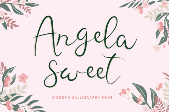 Angela Sweet: A Beautiful Script Handwritten Font for Designers