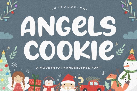 Angels Cookie Font for Sweet and Creative Editorial Designs