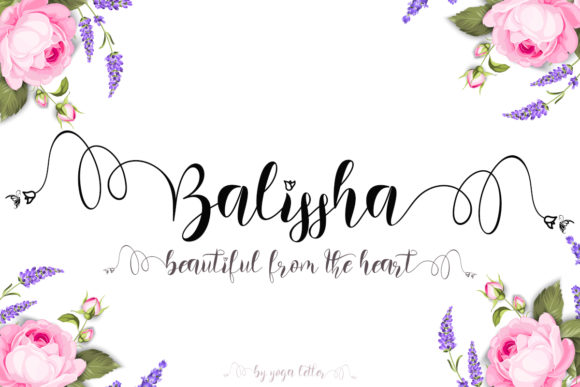 Balissha: A Romantic Script Font for Editorial Elegance