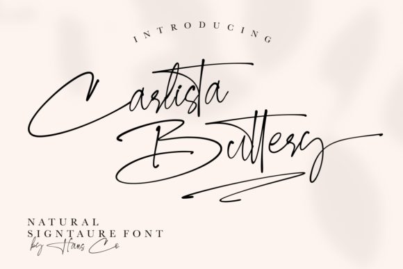 Carlista Buttery: A Stylish Handwritten Font for Creative Branding