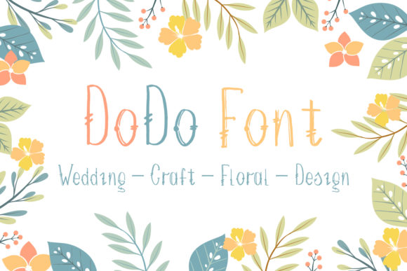DoDo Font: A Modern Handwritten Typeface for Editorial Design