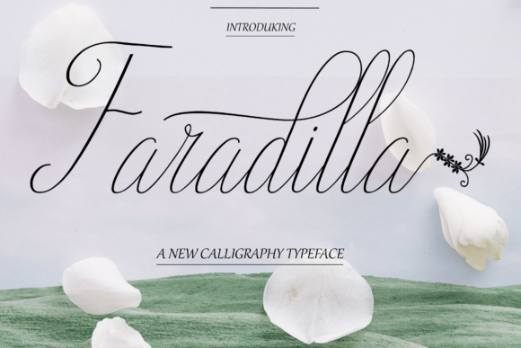 Faradilla Font: A Handwritten Script for Elegant Design Projects