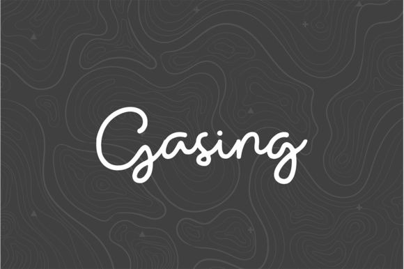Gasing: A Neat Handwritten Font for Editorial Design