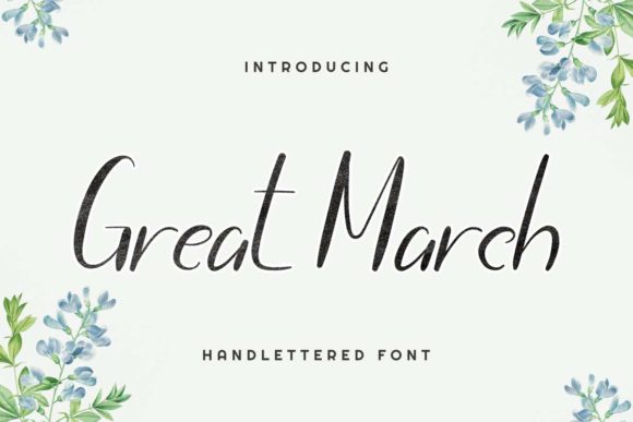 Great March Font for a Memorable Brand Look