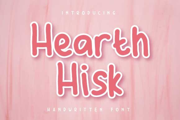 Hearth Hisk Font for Editorial Design and Creative Publishing