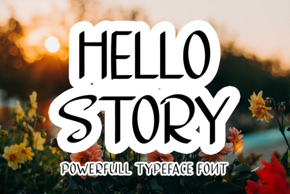 Hello Story Font: Elevate Your Brand with a Script Handwritten Typeface