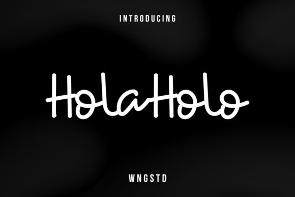 Holaholo Font: A Quirky Script for Editorial Design
