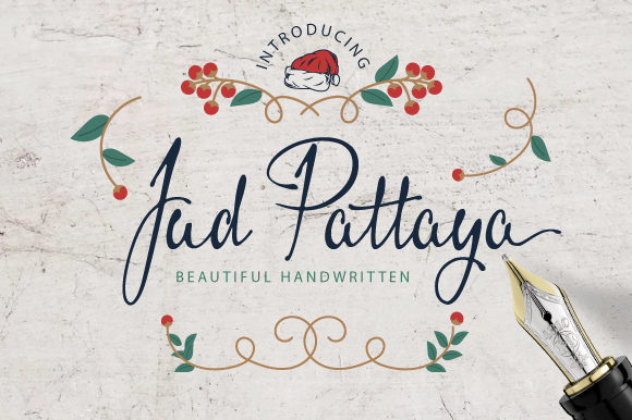 Jud Pattaya — A Versatile Handwritten Typeface for Editorial Design