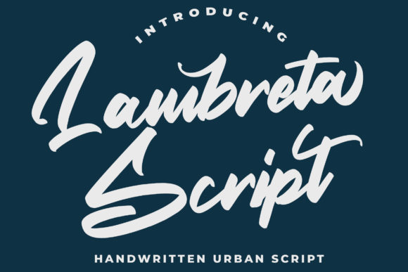 Lambreta Script Font for Small Business Branding