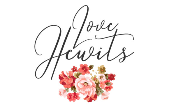 Love Hewits: A Romantic Handwritten Font for Makers