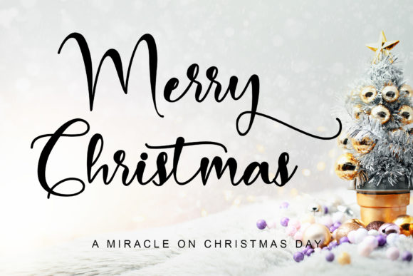 Merry Christmas Baby Font: A Charming Script for Editorial Design