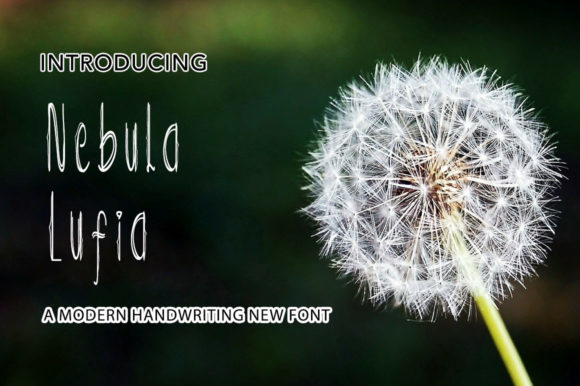 Nebula Lufia Font: A Handwritten Script for Editorial Elegance