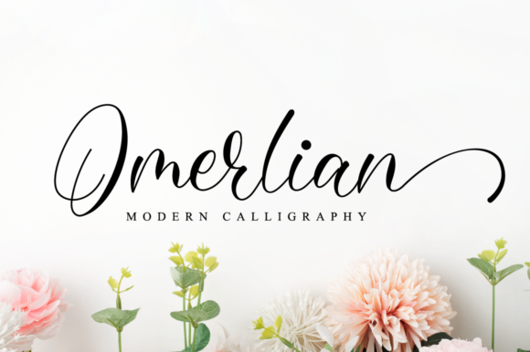 Omerlian Font: A Delicate Script for Digital Branding