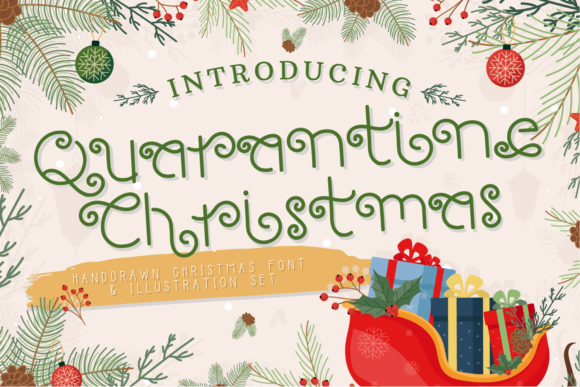 Quarantine Christmas Font for a Cozy Editorial Experience