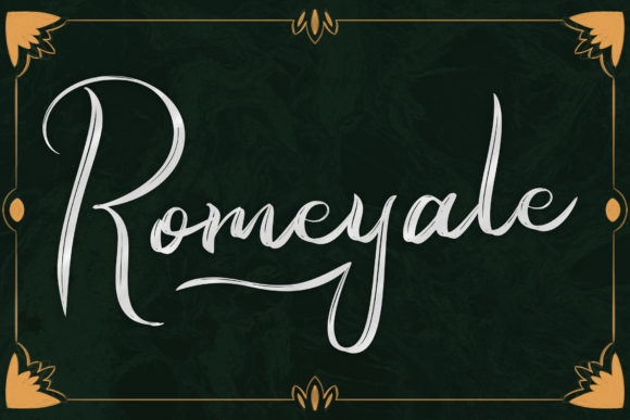 Romeyale Font: A Script Handwritten Typeface for Sophisticated Designs