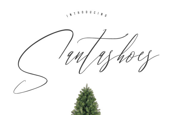 Santashoes Font Review: A Charming Script for Designers