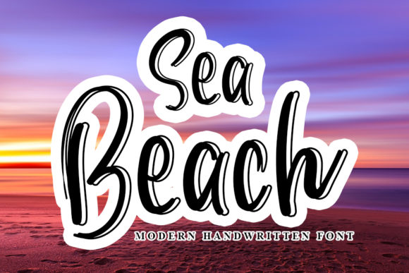 Sea Beach Font Review for Brand Designers
