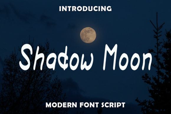Shadow Moon Font: A Modern Handwritten Typeface for Web Design