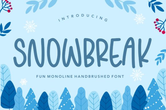 Snowbreak Font: A Modern Script for Memorable Marketing