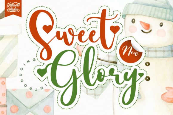 Sweet Glory Script Handwritten Fonts for Elegant Branding