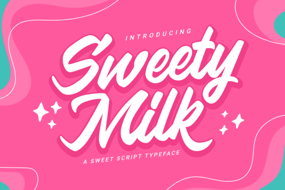 Sweety Milk Font: A Handwritten Script for Creative Branding