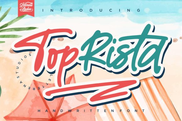 TopRista Handwritten Font for Editorial Design