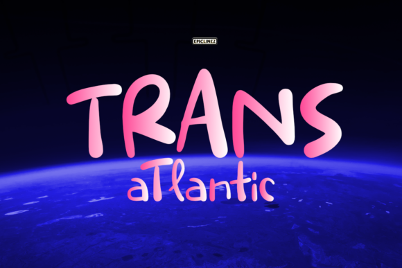 Trans Atlantic Font: A Playful Script for Editorial Design
