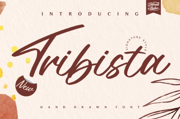 Tribista: A Relaxed Handwritten Font for Casual Branding